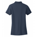 Women's Cotton Pique Navy Polo
