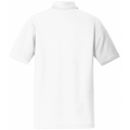 Men's Cotton Pique White Polo