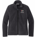 Women's Grey Heavyweight Fleece Full Zip