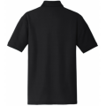 Men's Cotton Pique Black Polo