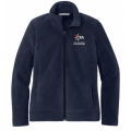 Women's Navy Heavyweight Fleece Full Zip
