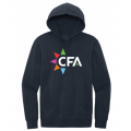 Unisex Big CFA Navy Fleece Hoodie