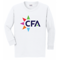 Youth Big CFA Cotton White LS
