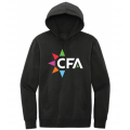 Unisex Big CFA Black Fleece Hoodie
