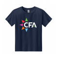 Youth Big CFA Cotton Navy Tee