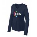 Women's Big CFA Dri-Fit Navy LS