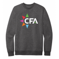 Unisex Big CFA Charcoal Fleece Crewneck