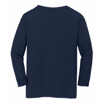 Youth CFA Cotton Navy LS