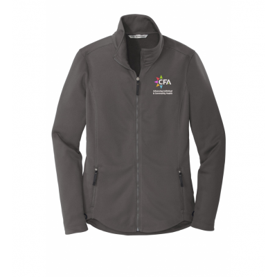 Women's Grey Fleece Full Zip
