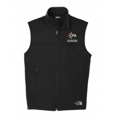 Men's CFA Black TNF Softshell Vest