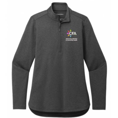 Women's CFA Grey Quaterzip