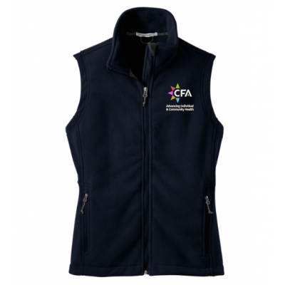Women's CFA Navy Fleece Vest