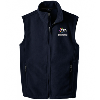 Men's CFA Navy Fleece Vest