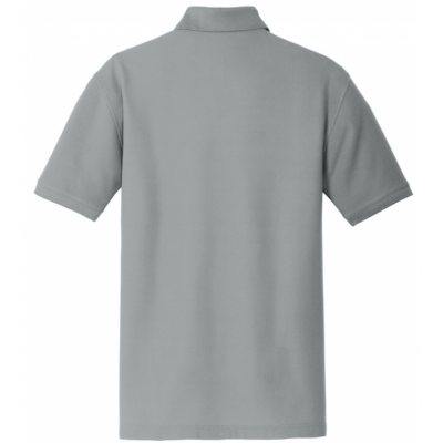 Men's Cotton Pique Grey Polo