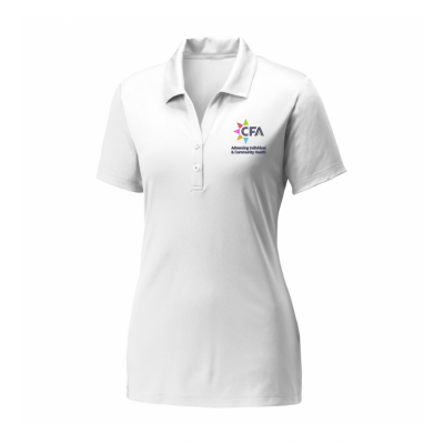 Women's Dri-Fit White Polo