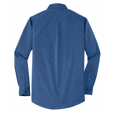 Men's CFA Easy Care Deep Blue Button Up