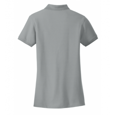 Women's Cotton Pique Grey Polo