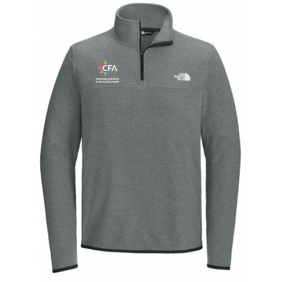 Men's TNF Grey Fleece Quarterzip