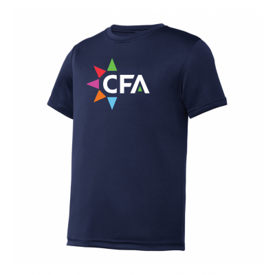 Youth Big CFA Dri-Fit Navy Tee