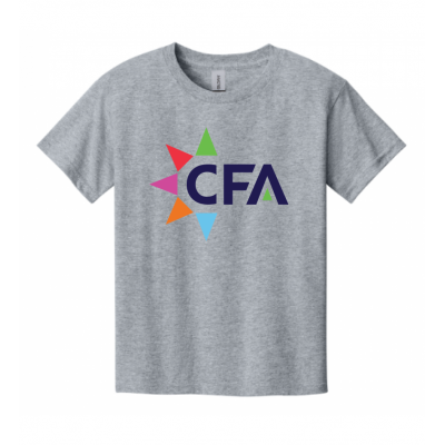 Youth Big CFA Cotton Grey Tee