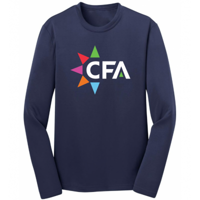 Youth Big CFA Dri-Fit Navy LS