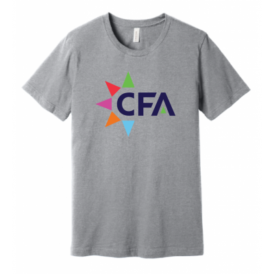 Unisex Big CFA BC Grey Tee