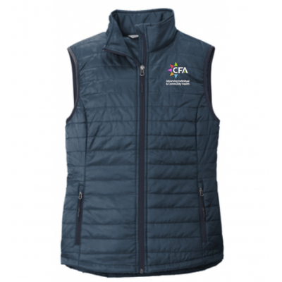 Women's CFA Navy Puff Vest