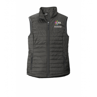 Women's CFA Grey Puff Vest