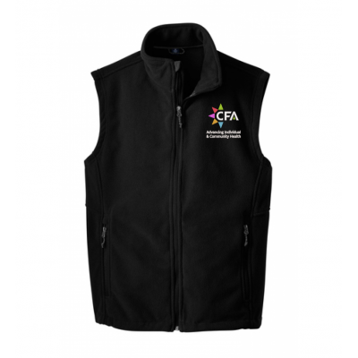 Men's CFA Black Fleece Vest