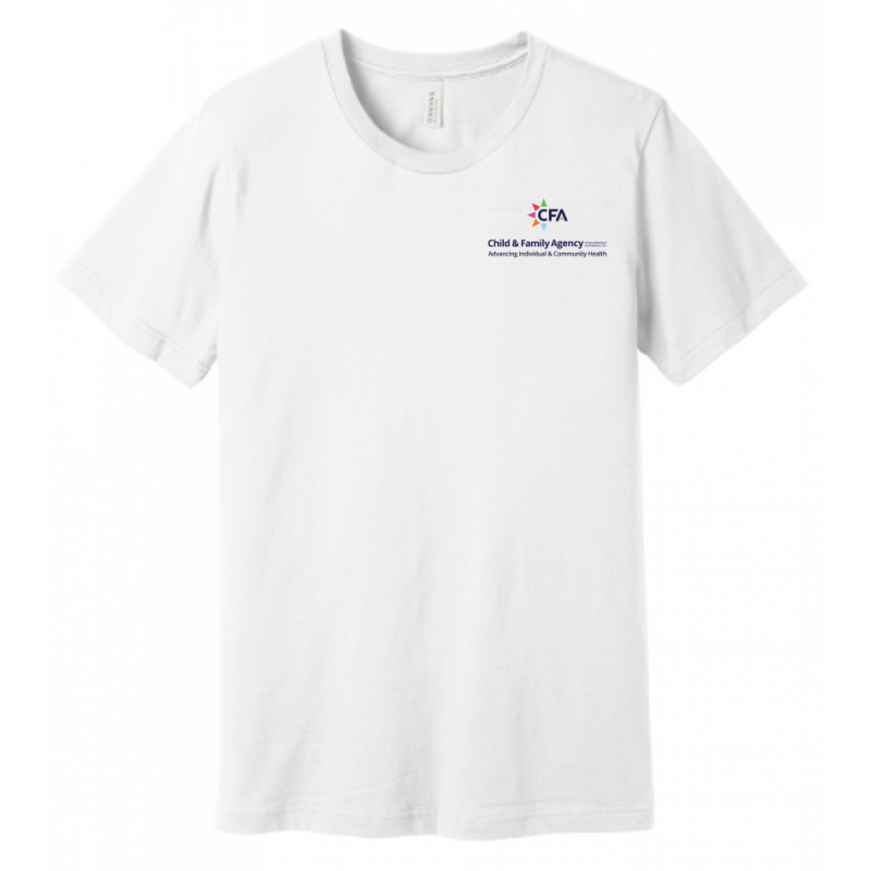 Unisex Bella + Canvas White Cotton Tee