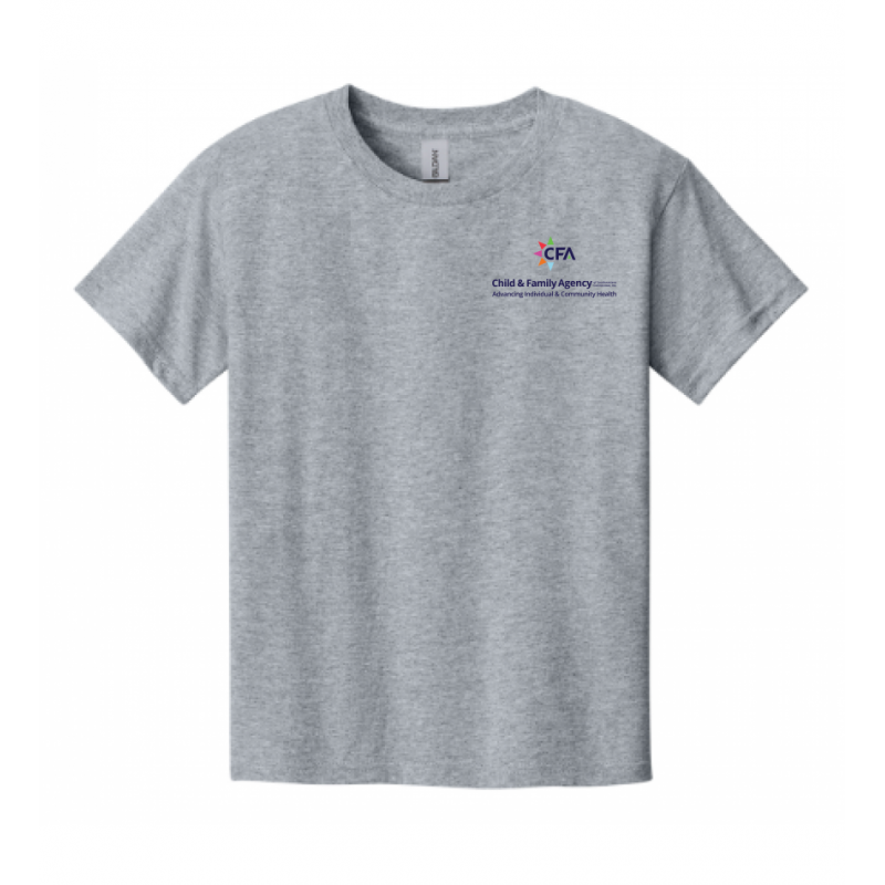 Youth CFA Cotton Heather Grey Tee