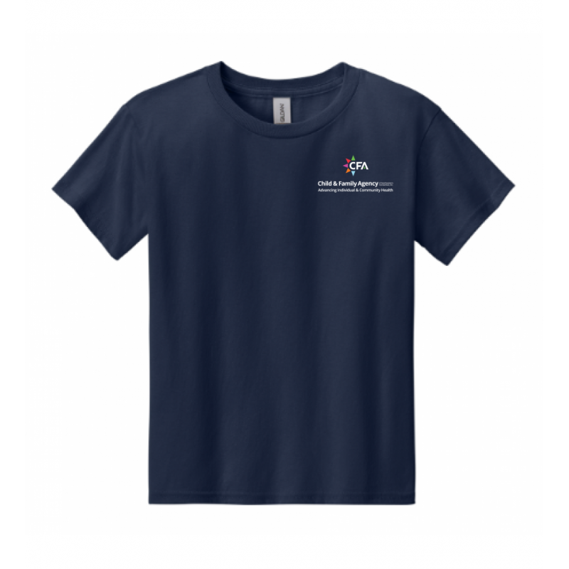 Youth CFA Cotton Navy Tee