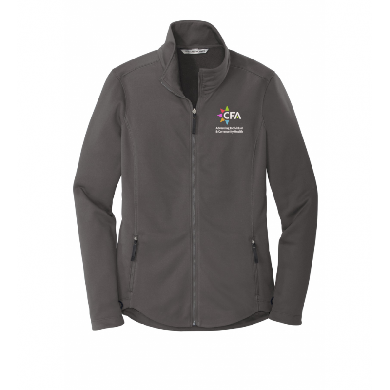 Women's Grey Fleece Full Zip