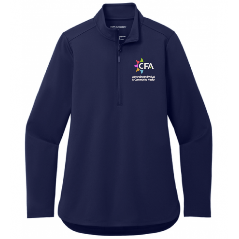 Women's CFA Navy Quaterzip