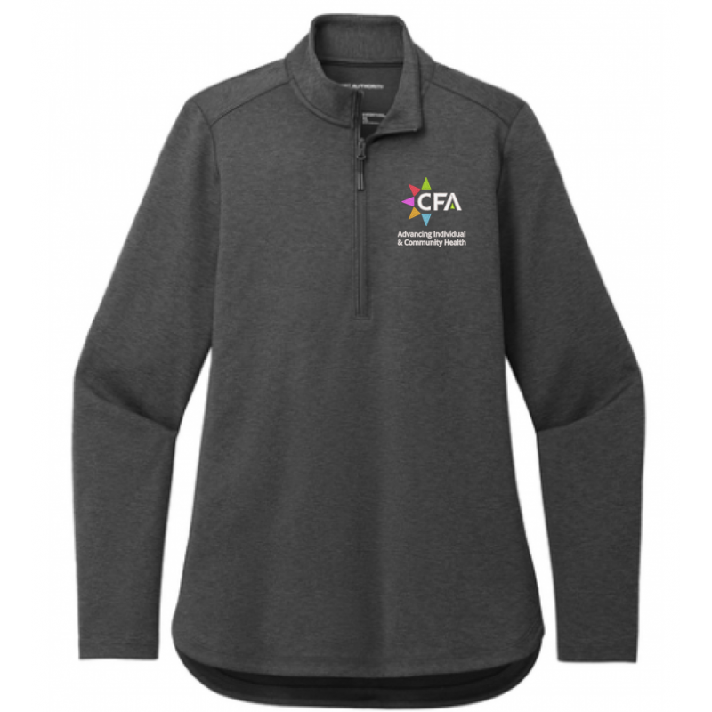 Women's CFA Grey Quaterzip