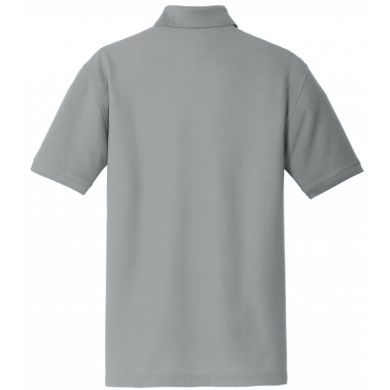 Men's Cotton Pique Grey Polo