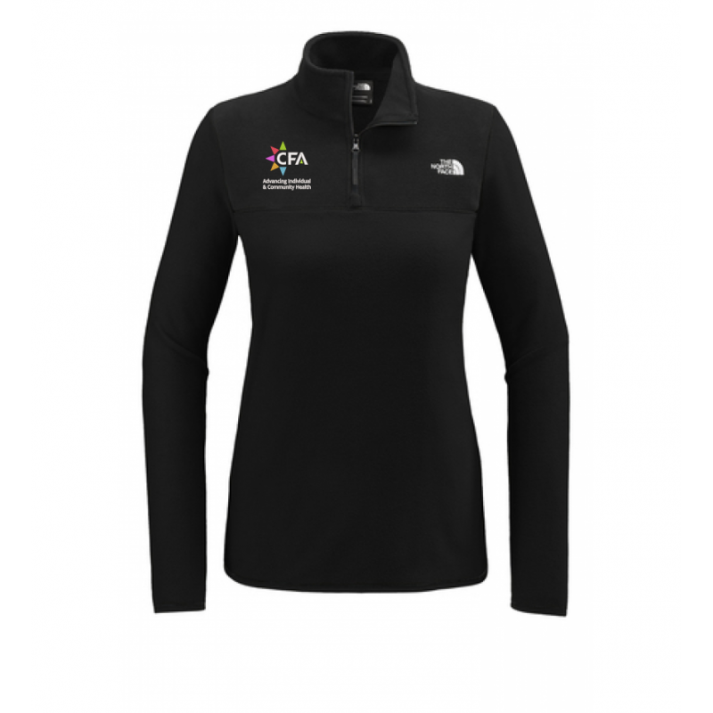 Women's TNF Black Fleece Quarterzip