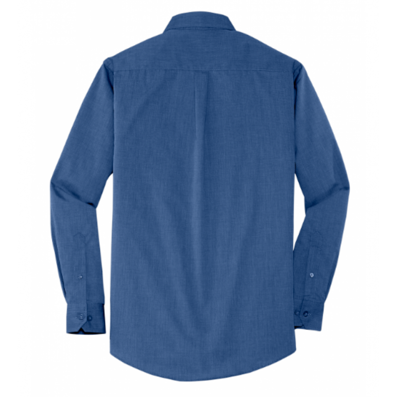 Men's CFA Easy Care Deep Blue Button Up