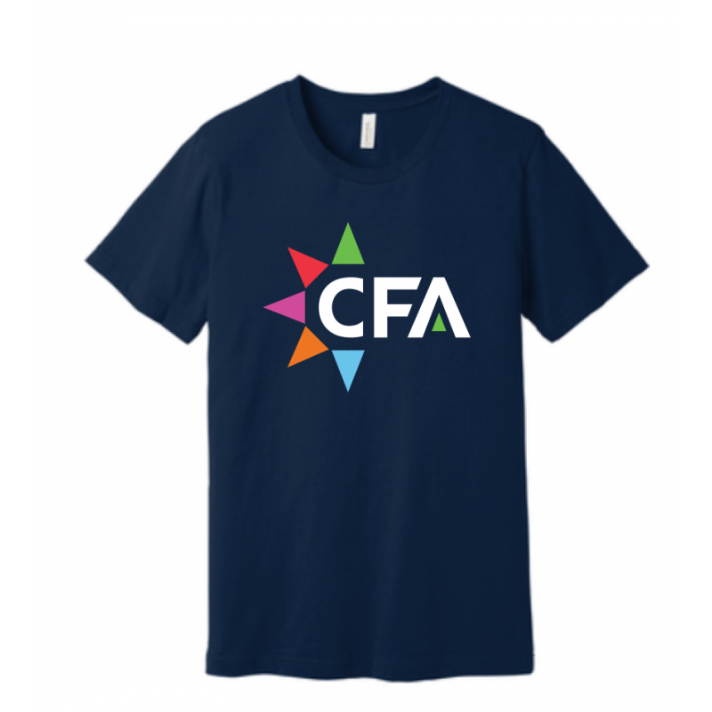 Unisex Big CFA BC Navy Tee