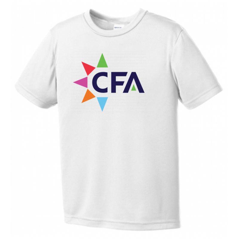 Youth Big CFA Dri-Fit White Tee
