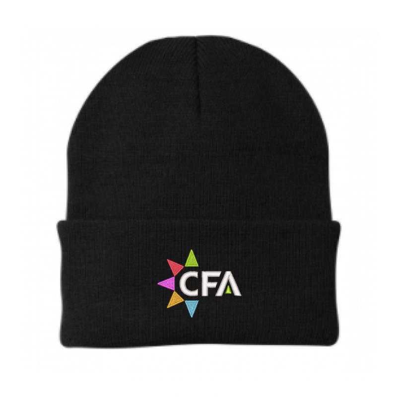 CFA Black Beanie