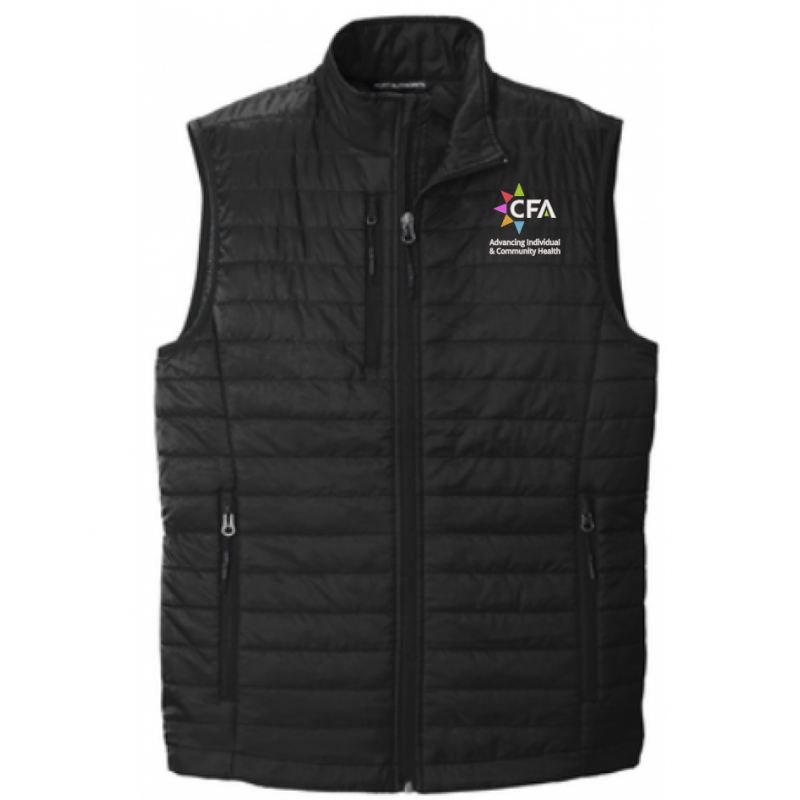 Men's CFA Black Puff Vest