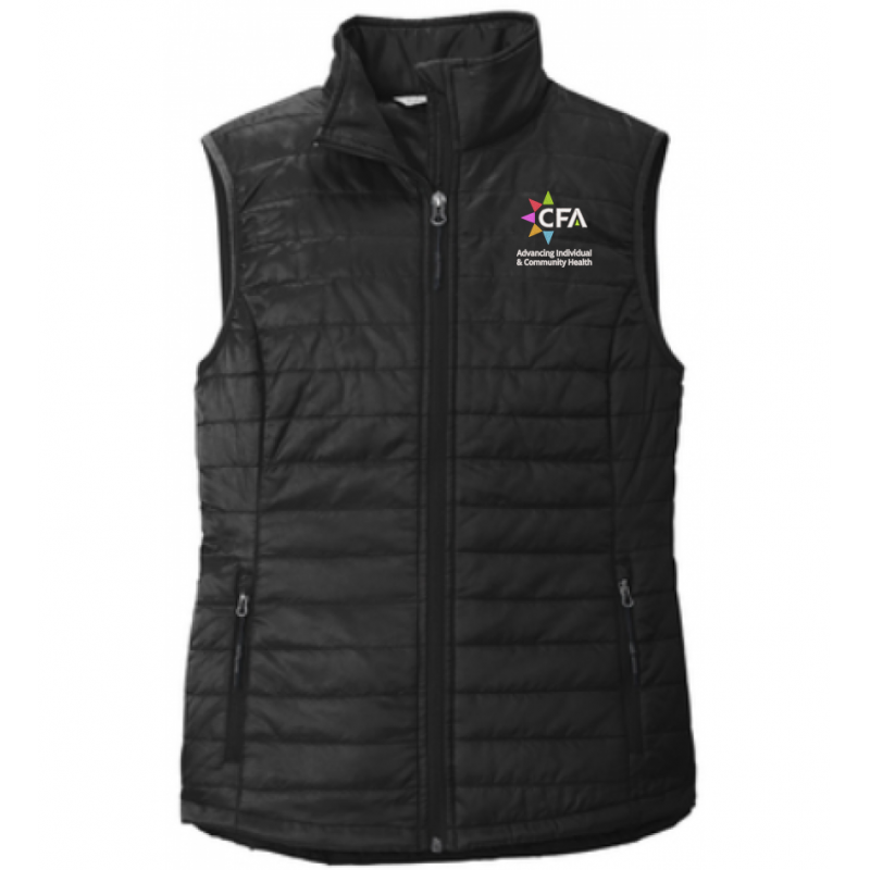 Women's CFA Black Puff Vest
