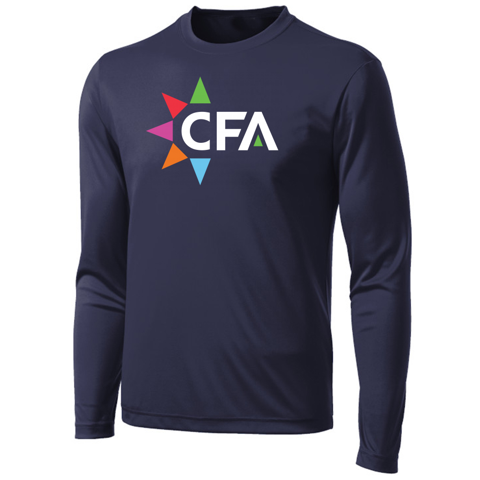 CFA :: Tops :: Men's Big CFA Dri-Fit Navy LS